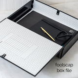 Lilac Modern Hardback Book File