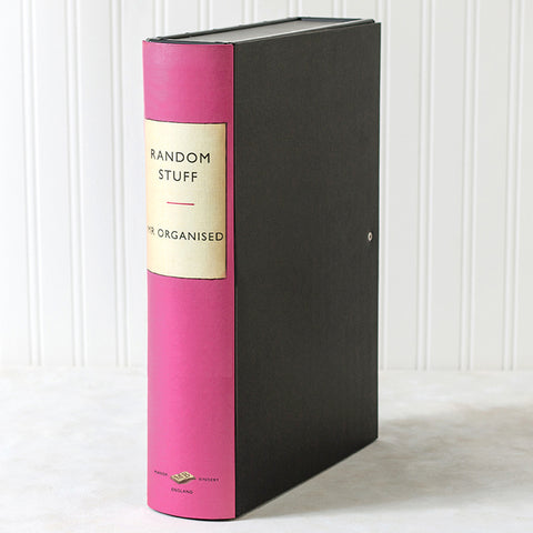 Pink Modern Hardback Book Themed File