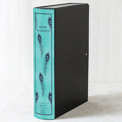 Peacock Pattern Modern Book File