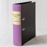 Lilac Modern Hardback Book File