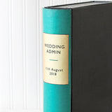 Turquoise Modern Hardback Book File
