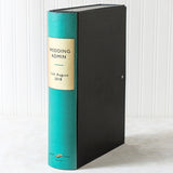 Turquoise Modern Hardback Book File