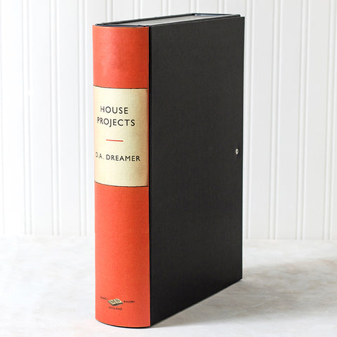 Orange Modern Hardback Book File